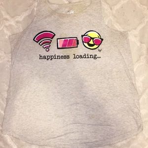 Justice tank top (worn a few times)